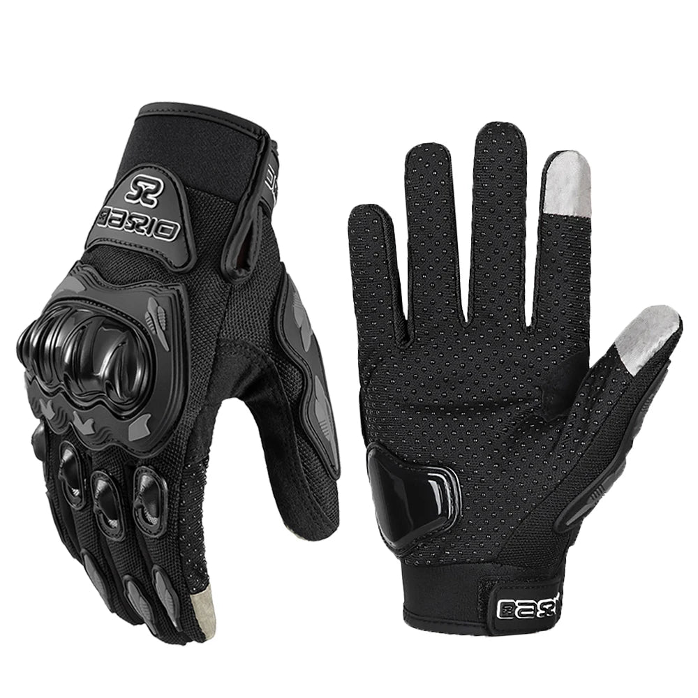 AXIO Summer Motorcycle Cycling Glove Touchscreen Motocross Glove ATV MTB Mesh Breathable Motorbike Glove Wear-resistant Non-slip
