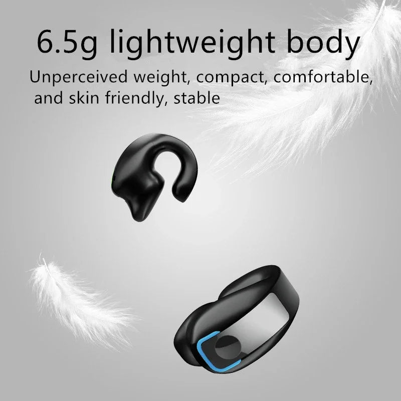 Bone Conduction Bluetooth Headset Clip Sport Earphone