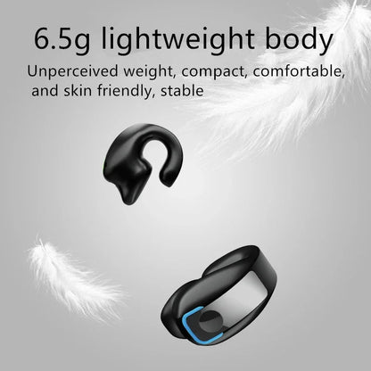 Bone Conduction Bluetooth Headset Clip Sport Earphone