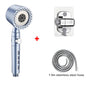 5 Modes Spray Water Saving Shower Head ABS Handheld Spa Showerheads Large Flow Portable Bathroom Filter Shower Faucet Nozzle Set