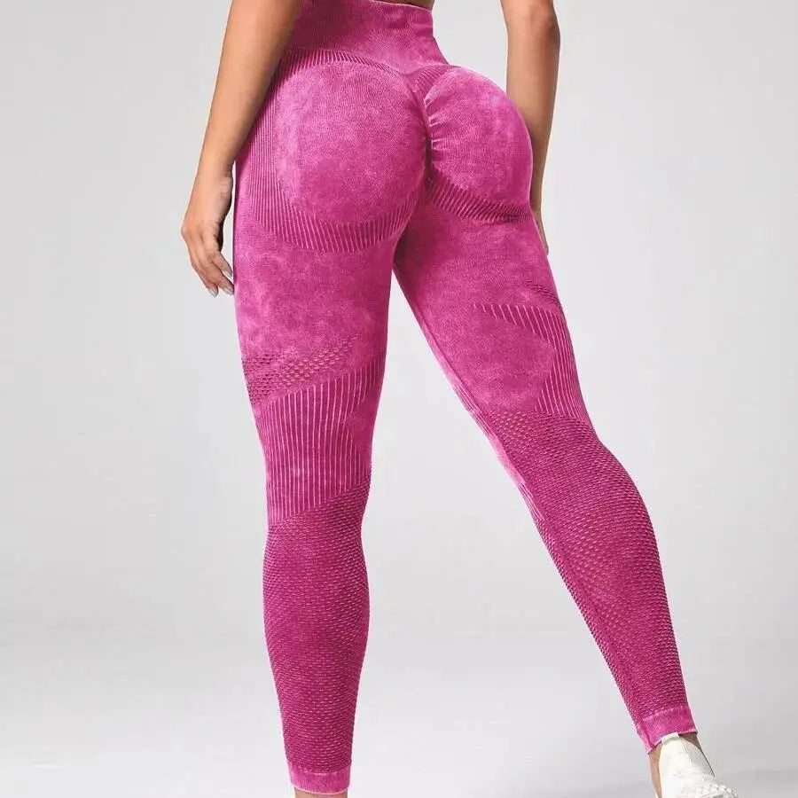 Scrunch Workout Leggings für Damen, Nahtlose Po-Lifting Hose, Hohe Taille, Bauchkontrolle, Aktive Gym Yoga Tights