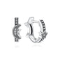 Original 925 Sterling Silber Ohrringe 2025 Stecker Creolen Kristall Ohrringe für Damen Roségold Krone Herz Unendlichkeit Biene Ohrring Schmuck