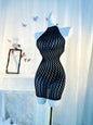 Damen Sexy Fishnet Cover-Up Ohne Bikini Hohles Bodycon-Kleid Durchsichtig Strandmode Sommer Damen Bademode DS490
