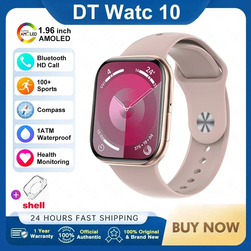 DT Watch 10 Smart Watch AMOLED 4GB Music BT Call