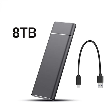 External 2TB/20TB/30TB Ssd High-Speed Solid State Drive Type-C/USB 3.1 Interface Portable Hard Disk for PC Laptop MAC