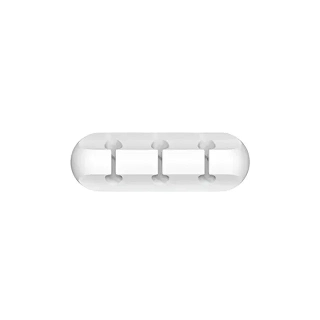 VIKEFON Silicone USB Cable Winder & Adhesive Clips