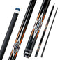CRICAL CL-PRO Carbon Fiber Pool Cue Stick with 12.5mm Tip 3 * 8/8 Joint Pin  Low Deflection  for Professional 1/2 Billiard Cue