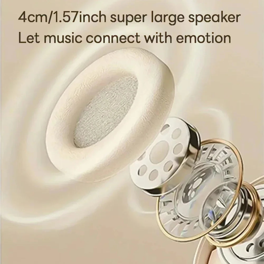 Bluetooth 5.3 Gaming Headphones – Foldable Wireless