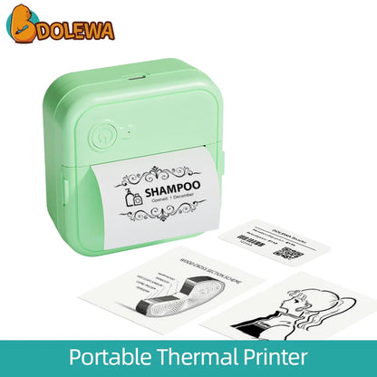 DOLEWA D8 Portable Mini Printer Wireless Bluetooth