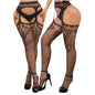 Plus Size Fishnet Garter Belt Bodysuit Tights XXL