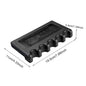 Portable Pool Snooker Billiards Holder Durable Plastic Billiard Rack Stick Stand Free Installation for Billiard Club Accessories