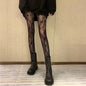Classic Lolita Hollowed Out Lace Mesh Stockings Bottomed Pantyhose Hot Tights Japanese Lolita Retro Floral Rattan White Stocking