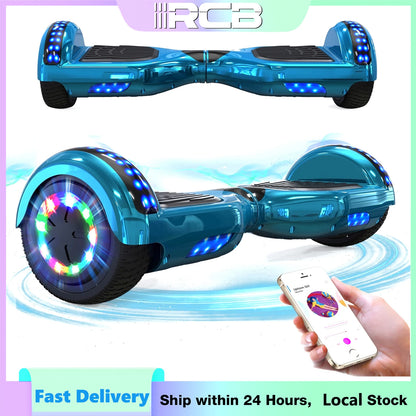RCB 6.5" Hoverboard | Bluetooth & LED Lights