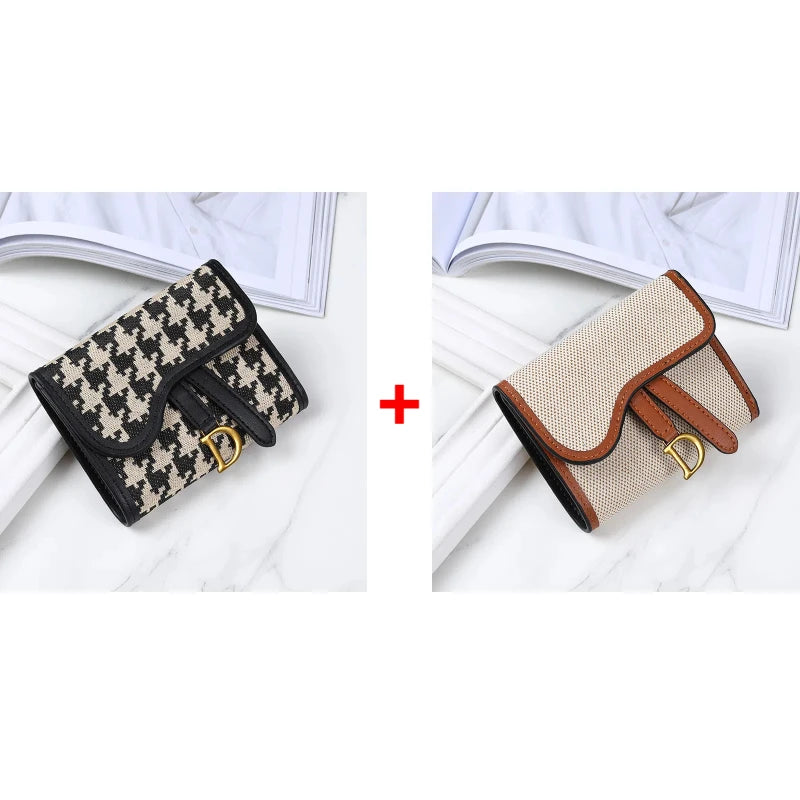 Vintage Style Women's Wallet New Model D-clip Coin Purse Multi-functional Large Capacity Trade Cross-border Coin Card Holder