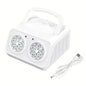 Handheld automatic bubble machine, children's portable bubble machine outdoor wedding game bubble water without battery