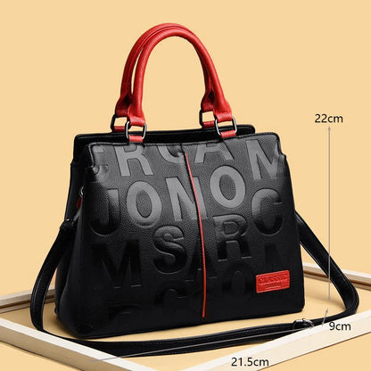 PU Leather Casual Crossbody Bags for Women Ladies Luxury Designer Tote Handbag Female Large Capacity Travel Shoulder Bag Sac