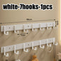 Punch-free wall-mounted living room clothes hanger load-bearing hook towel bathroom wall strong adhesive hanger