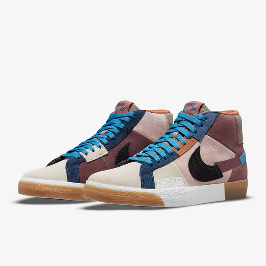 Personalisierte Blazer Mid-Top Skateschuhe Casual