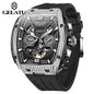 GELATU Skeleton Automatic Watch – Silicone Dual Calendar