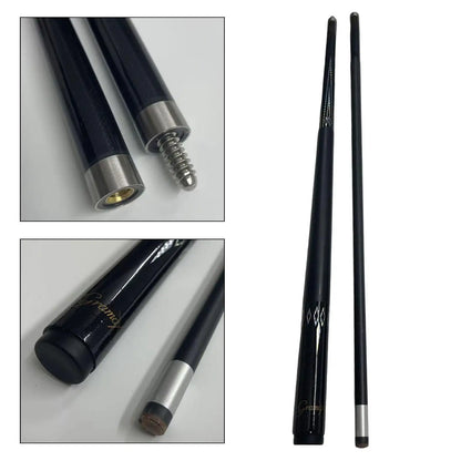 Pool Cue Carbon Fiber 13mm Tip Full Size 58" Billiard Pool Stick for Billiard