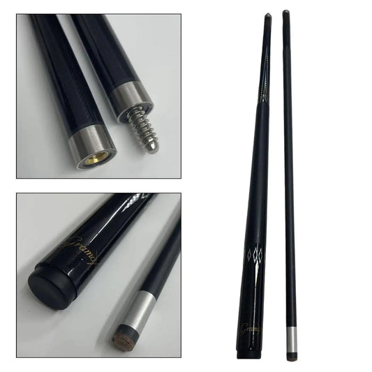 Pool Cue Carbon Fiber 13mm Tip Full Size 58" Billiard Pool Stick for Billiard