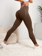 Neue High-Waist-Yogahosen für Damen - bauchkontrollierende Leggings, dehnbare weiche Trainings-Laufhosen, bequeme Fitness-Sporthosen"