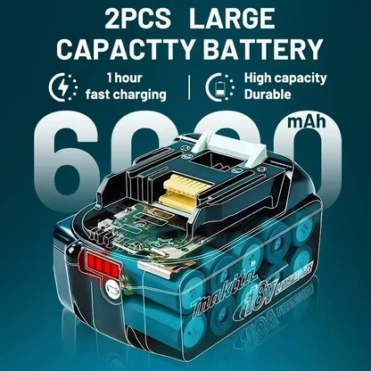 Makita Original Lithium ion Rechargeable Battery 18V 6000mAh 18v Replacement Batteries BL1860 BL1830 BL1850 BL1860B