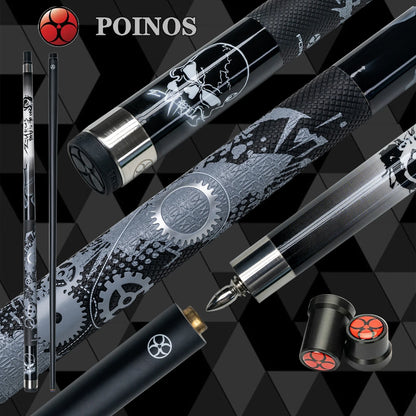 13mm Carbon Fiber Maple Pool Cue Shaft Kit