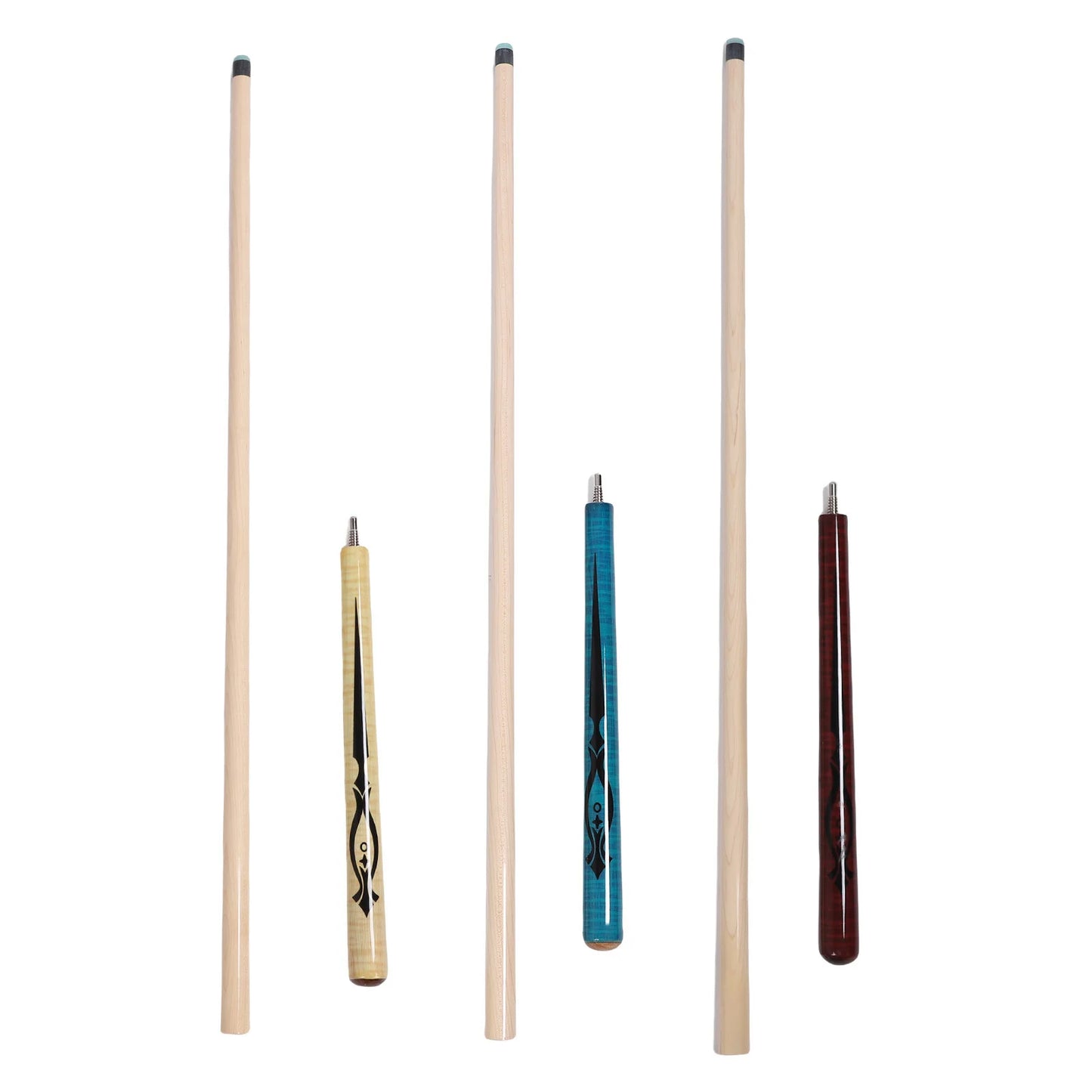 Jump Break Pool Queue Ahorn Holz 13mm Spitze 1.05m Billard Queue für Training und Aufführungen Jump Break Queue Holz Jump Break Queue