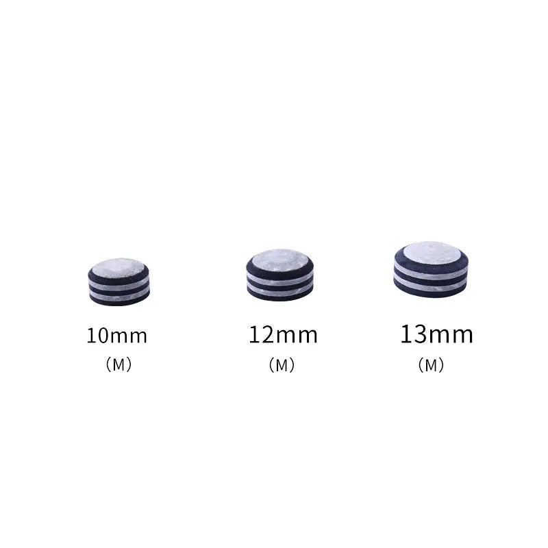 Cuppa-Tip Pool Stick Snooker And Billiard Accessories, America Nine Ball PU Leather  10mm, 12mm, 13mm