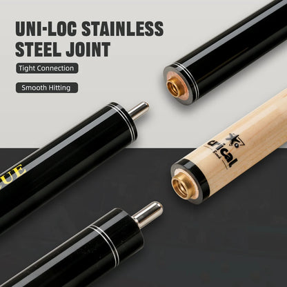 Crical Break Jump Cue with Uniloc Joint Professional Maple Shaft for Punch Jump cue Billiard pool Cue Stick