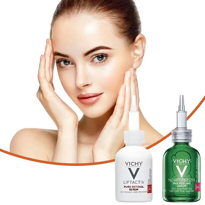 VICHY Salicylic Acid Facial Repair Cream 16% VC Rejuvenating Hyaluronic Acid B3 Serum Soothing Moisturizing Retinol Skin Care