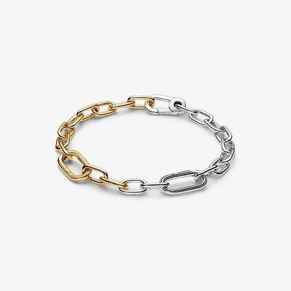 2025 New 925 Sterling Silver Classic Fashion Pearl Link Bracelet Splicing Chain High Jewelry Accessory for Mother's Day