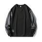 2025 Neues Herren Freizeit Sweatshirt Hoodie Männer Harajuku Streetwear Pullover Männlich Patchwork Locker O-Neck Mode Hip Hop Hoodies