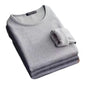 Winter Men Thickening Velvet Warm Tops Men's Long-sleeved Thermal Underwer Male Round Neck Fashion T-shirt