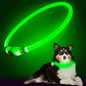 Pet Dog LED Light Collar Luminous Anti-Lost Dog Collar USB Rechargeable Dog Necklace Collar