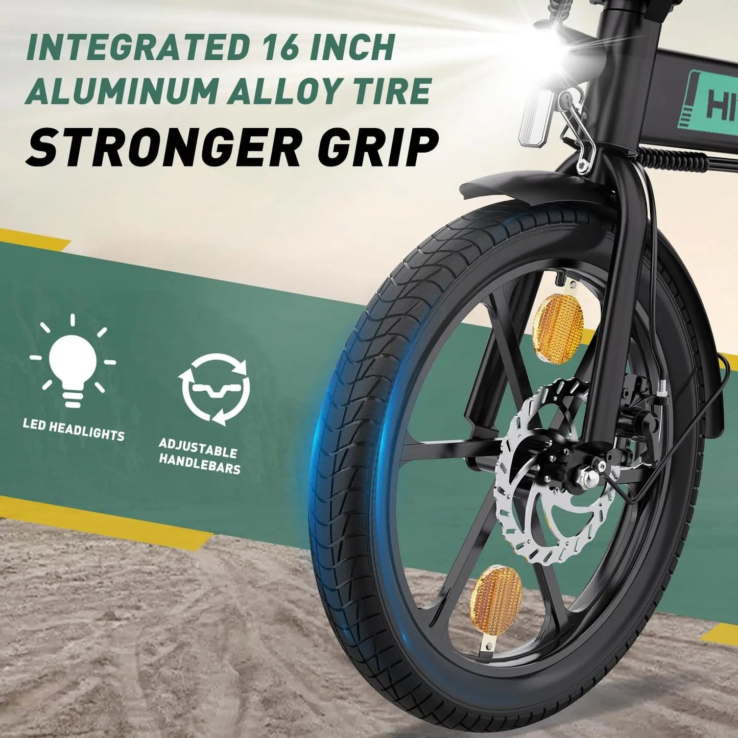 Foldable Electric Bike 36V 10.4Ah For The City Ride