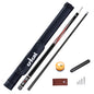 CRICAL CL-PRO Carbon Fiber Pool Cue Stick with 12.5mm Tip 3 * 8/8 Joint Pin  Low Deflection  for Professional 1/2 Billiard Cue