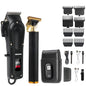 T9 Vintage Men's Electric Hair Clipper Beard Trimmer/Rechargeable Hair Cutting Machine With Nose Hair Trimmer Kit Boyfriend Gift