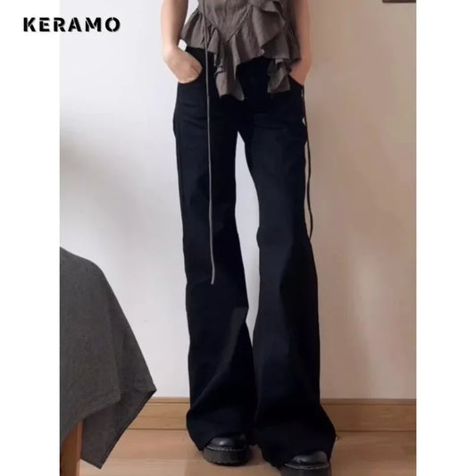 Baggy Designer High Waist Denim Jeans Vintage Grunge Retro