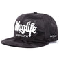 Fashion Flat Brim Embroidered Sunshade Baseball Hat