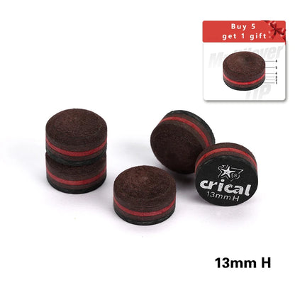 NEW CRICAL Billiard Pool Cue Tips 5pcs Buy 5 Get 6 Carom Cue Tip/Snooker Cue Tip 10mm 10.5mm 11.5mm 13mm Billiard Accessories