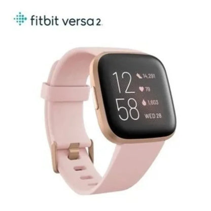Google Fitbit Versa 2 Smartwatch Herzfrequenz Schlaf Schritte Trainingserkennung Bluetooth wasserdichte Smartwatch