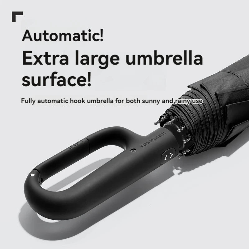 20 Rib Fully Auto Folding Double Umbrella Extra Large