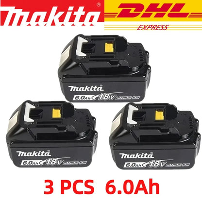 Makita Original Lithium ion Rechargeable Battery 18V 6000mAh 18v Replacement Batteries BL1860 BL1830 BL1850 BL1860B