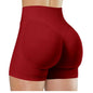 Summer High Waisted Yoga Shorts Fashionable and Sexy Running Fitness Pants Solid Color Yoga Leggings Customizable labels