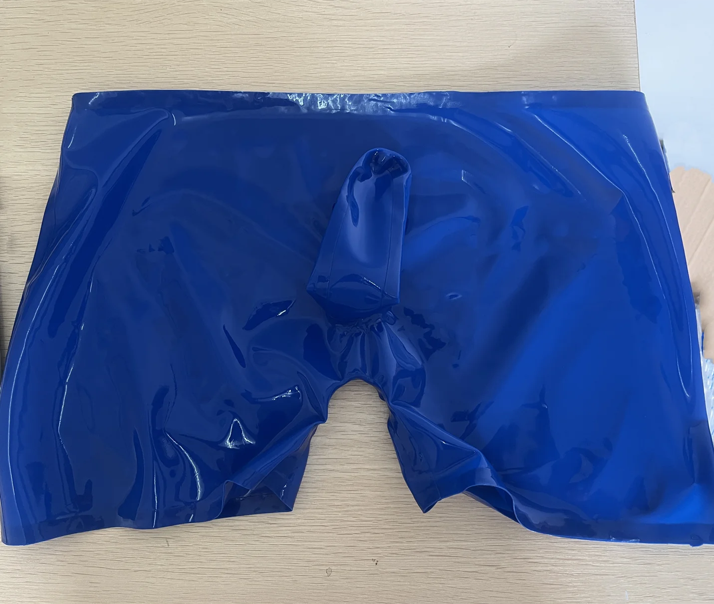 Men's Transparent Latex Boxer Brief Condom Rubber Custom