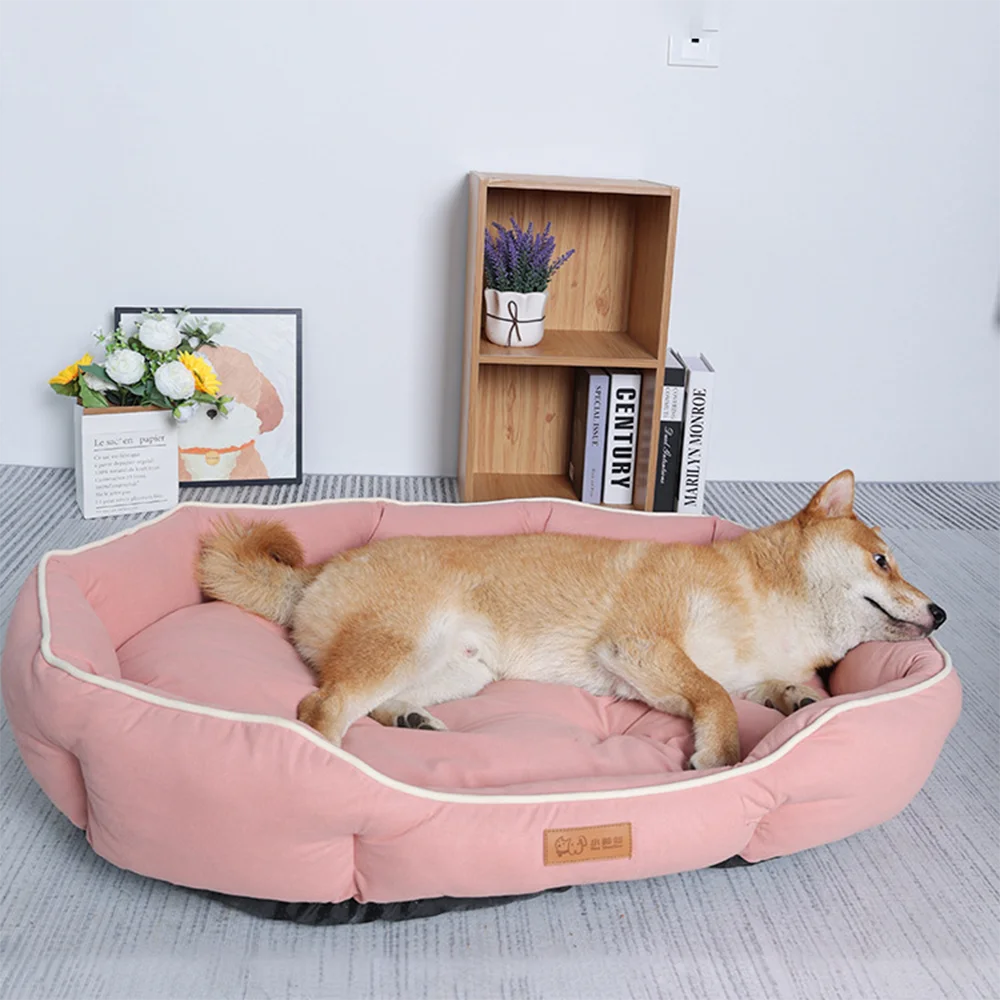 Haustiersofa Schlafsofa Großes Hundebett Haus für Katzen Großer Raum Hundesofa Schlafmatte Winter Warmes Hundekissen