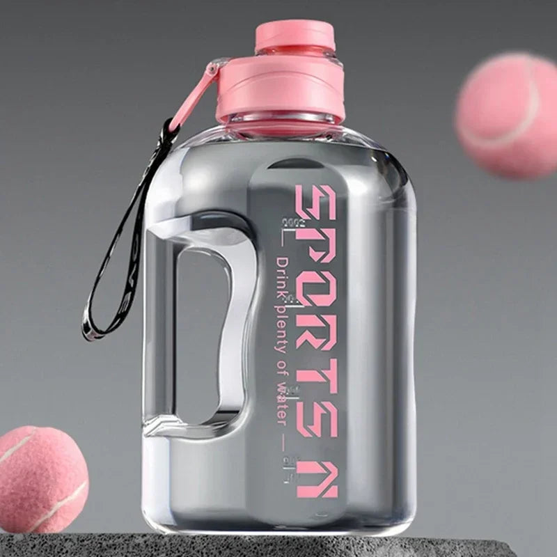 Sports Water Bottle 1.7L/2.7L Gym Cycling Portable