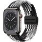 Geflochtenes Armband für Apple Watch 44mm 40mm 45mm 49mm 41mm 38mm Schnallenarmband iWatch Series SE 7 3 6 8 9 Ultra 2 Magnetisches Armband
